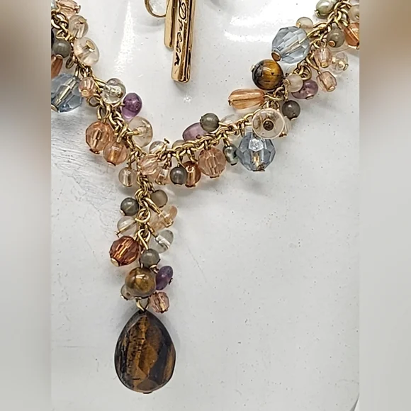 VTG AVON Mix Variety Collection Gold Tone Lot Necklace Bracelet Ring SIGNED Gems - Picture 4 of 16